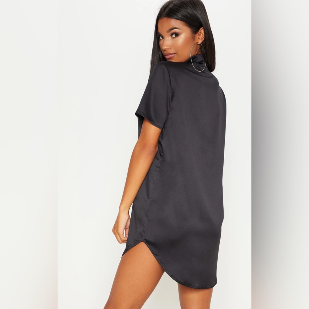 Black Satin Dress Size 8 (U.S)